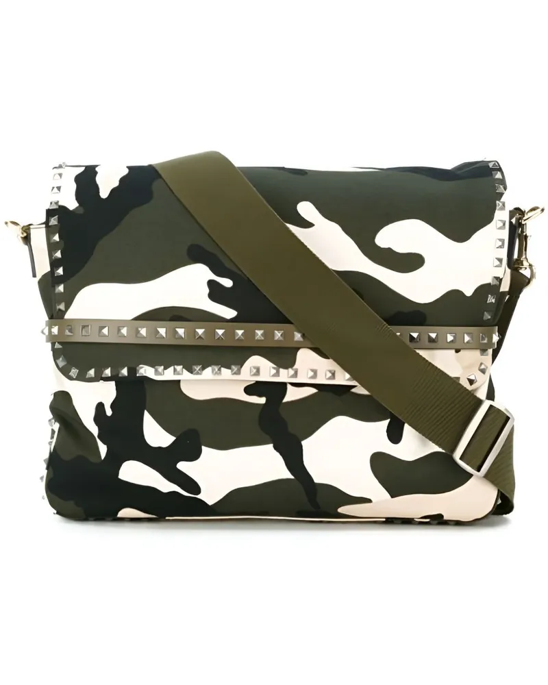 Valentino Garavani Rockstud Kuriertasche - Grün Grün