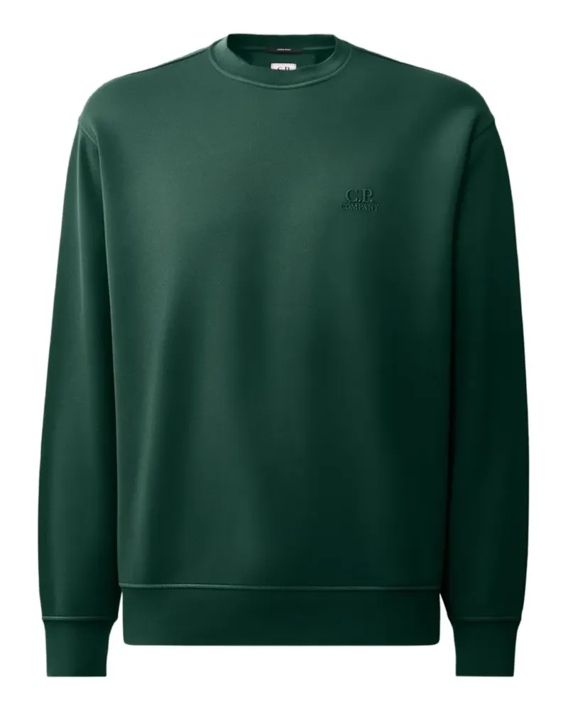 C.P. Company Sweatshirt mit Logo-Stickerei - Grün Grün