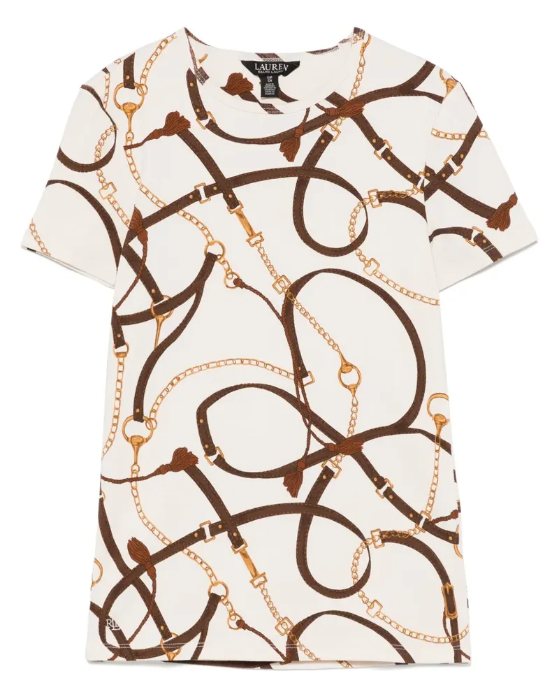 Ralph Lauren T-Shirt mit Print - Nude Nude