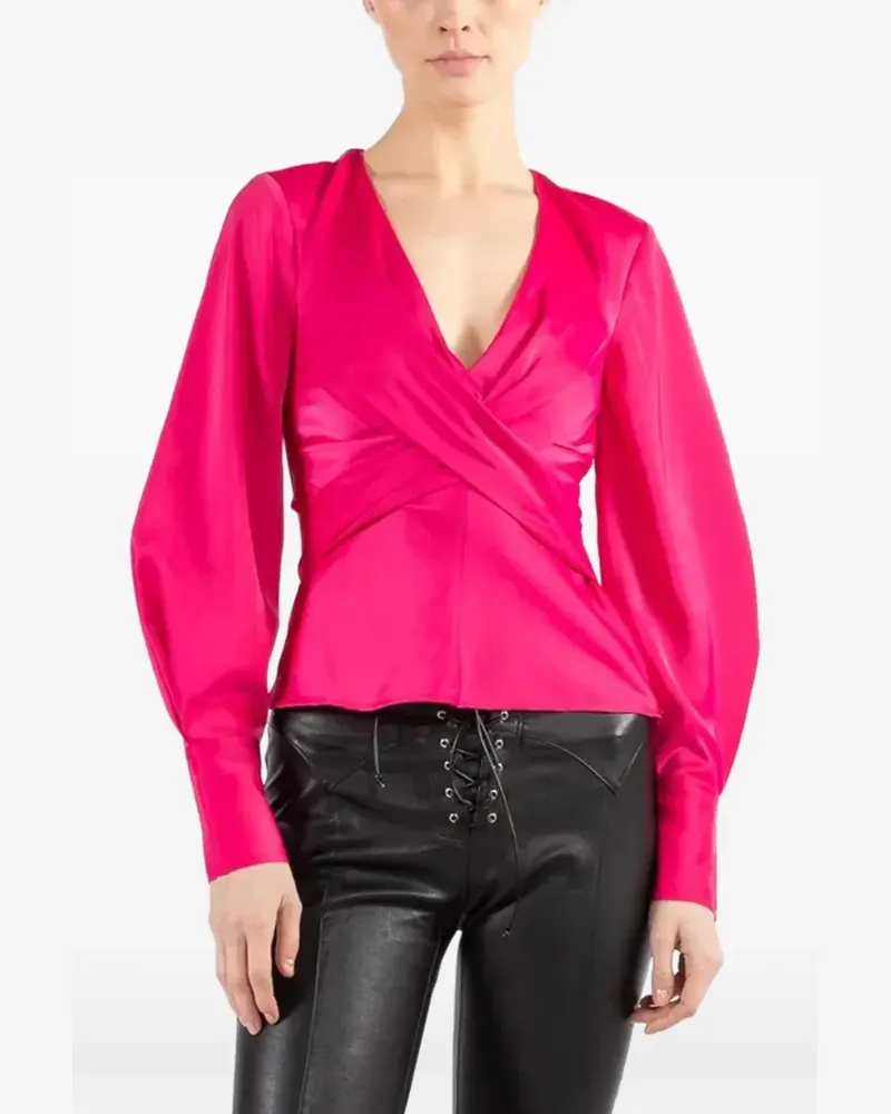 STAUD Madison blouse - Rosa Rosa