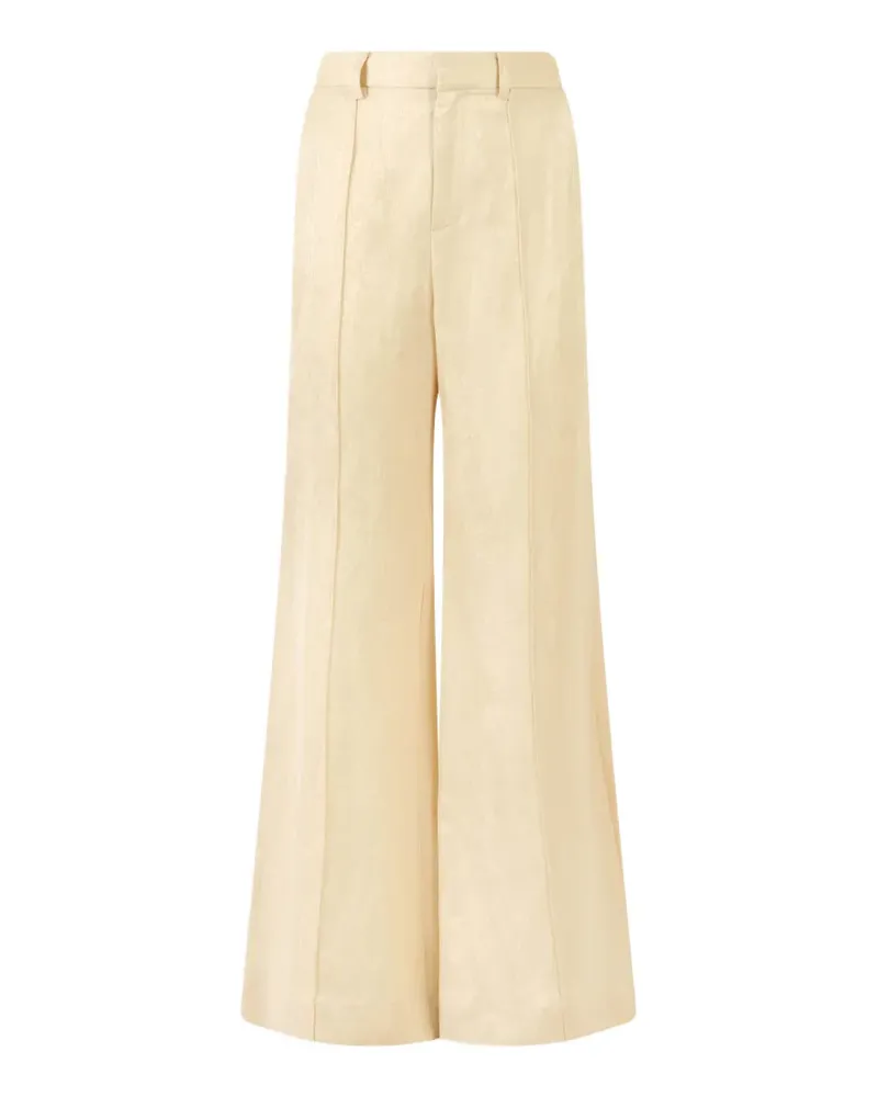 Rosie Assoulin concealed-closure palazzo pants - Nude Nude