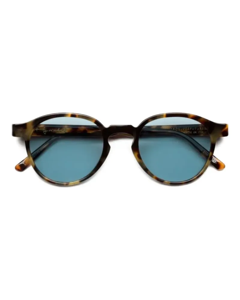 RETROSUPERFUTURE Sonnenbrille mit rundem Gestell - Braun Braun