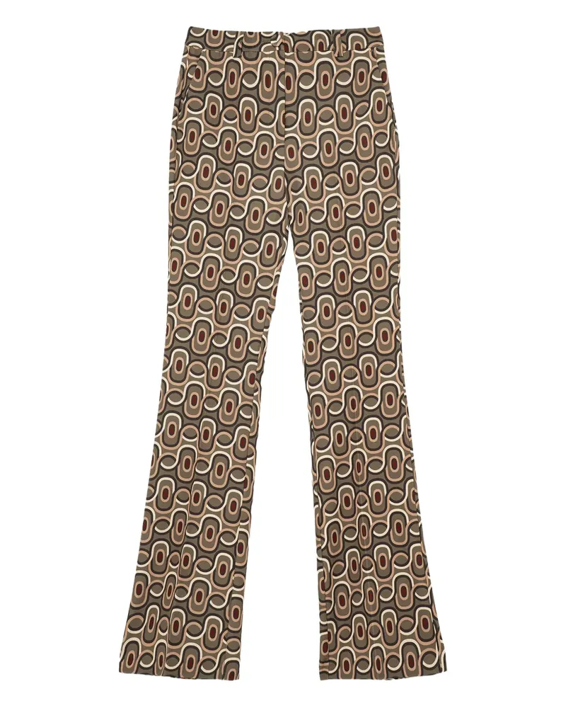 Maliparmi Hose mit geometrischem Muster - Braun Braun