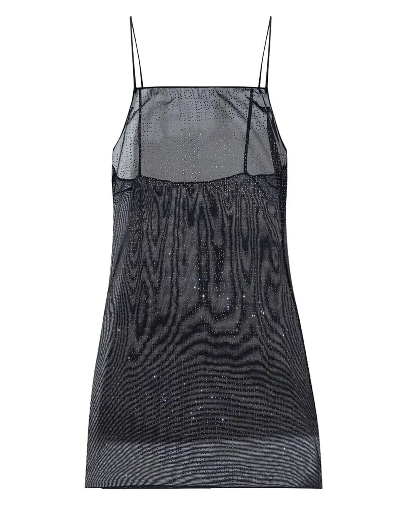 Dsquared2 Nachthemd mit Strass - Schwarz Schwarz