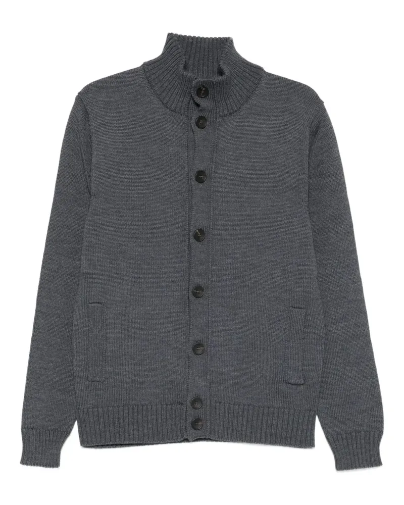 CENERE GB Cardigan mit Stehkragen - Grau Grau
