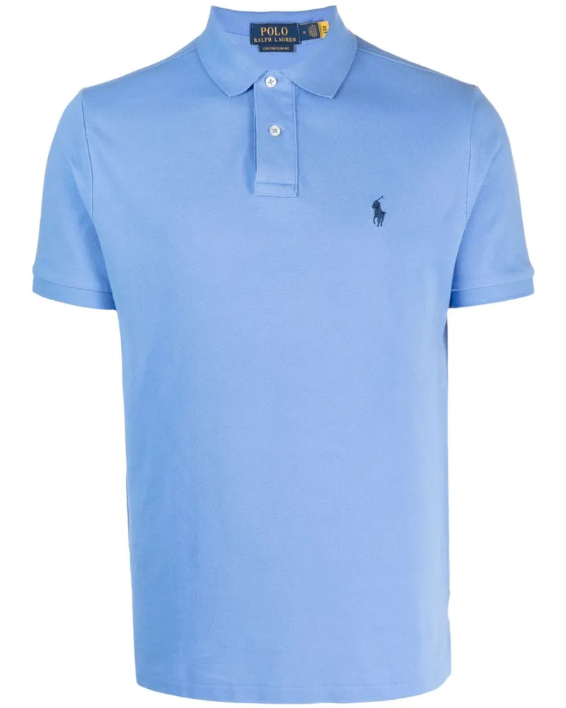 Ralph Lauren Poloshirt mit Polo Pony - Blau Blau