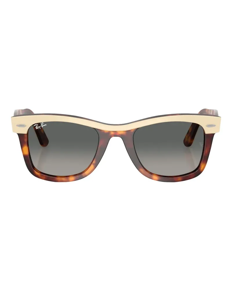 Ray Ban Eckige Sonnenbrille im Wayfarer-Design - Braun Braun