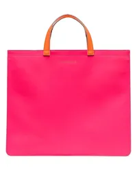 Comme des Garçons Shopper in Colour-Block-Optik Rosa