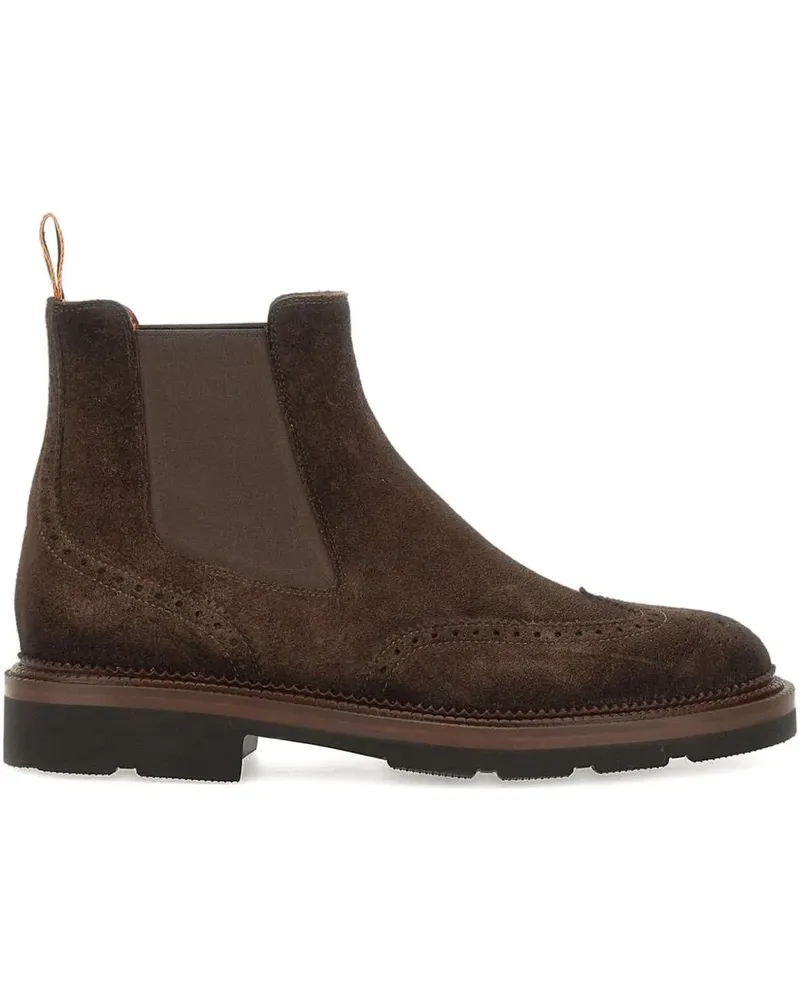 Santoni Kalamaboot chelsea boots - Braun Braun