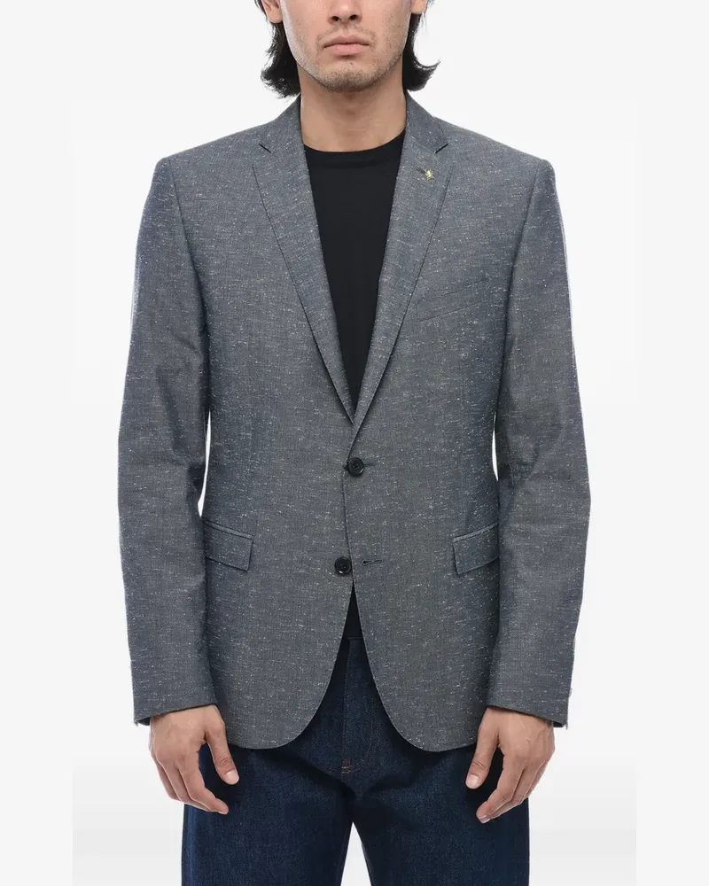Corneliani flap-pocket single-breasted blazer - Grau Grau