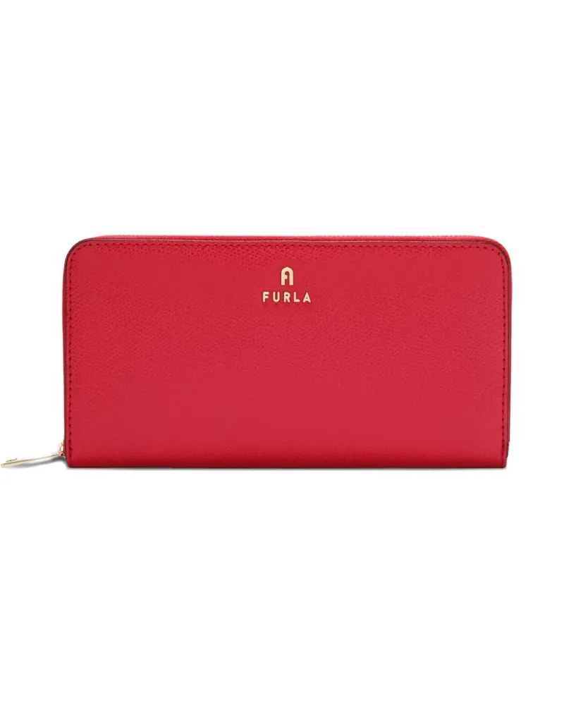 Furla XL Camelia Portemonnaie mit Reißverschluss - Rot Rot