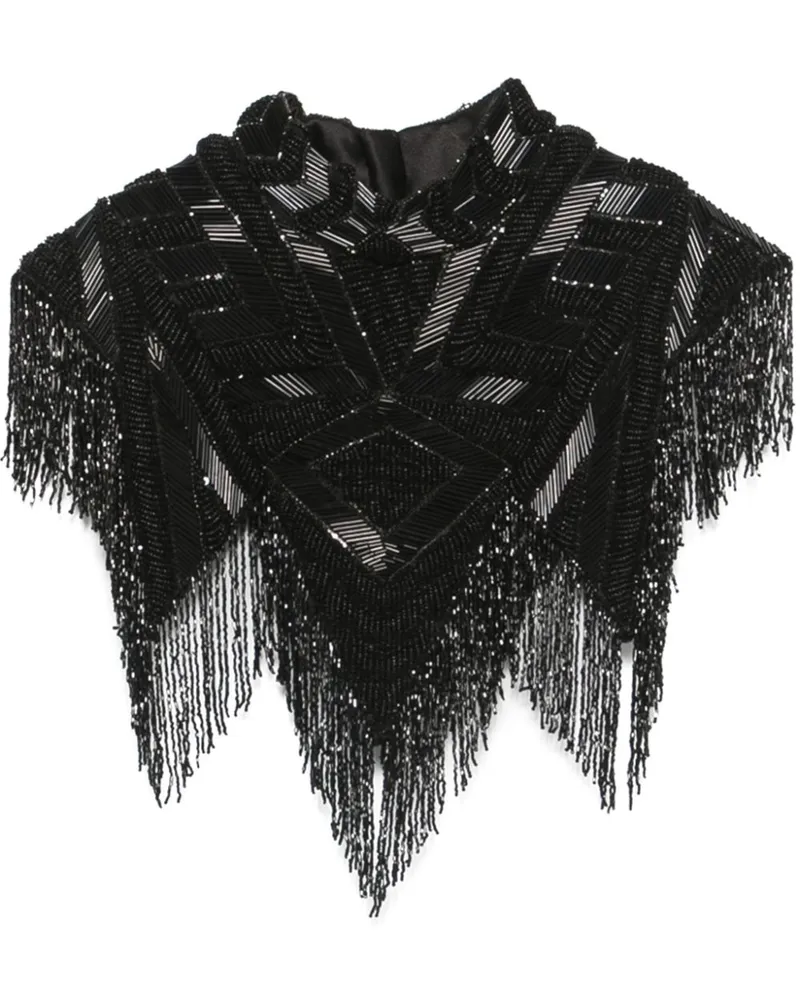 ATU Body Couture Top mit Perlendetail - Schwarz Schwarz
