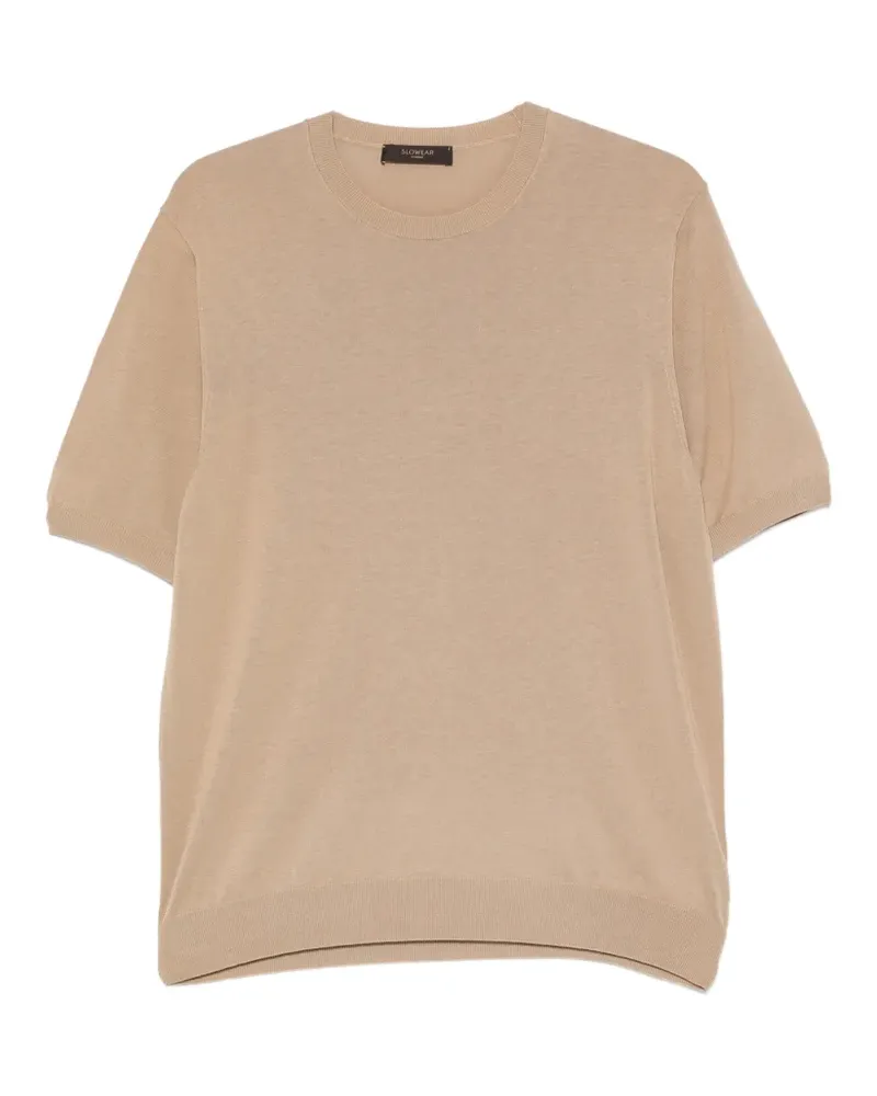 Zanone crew-neck T-shirt - Nude Nude