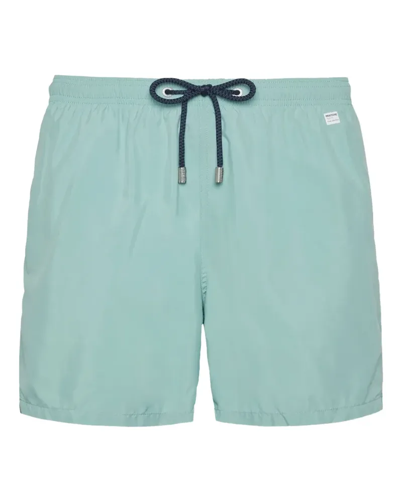MC2 Saint Barth x Pantone drawstring-fastening swim shorts - Grün Grün