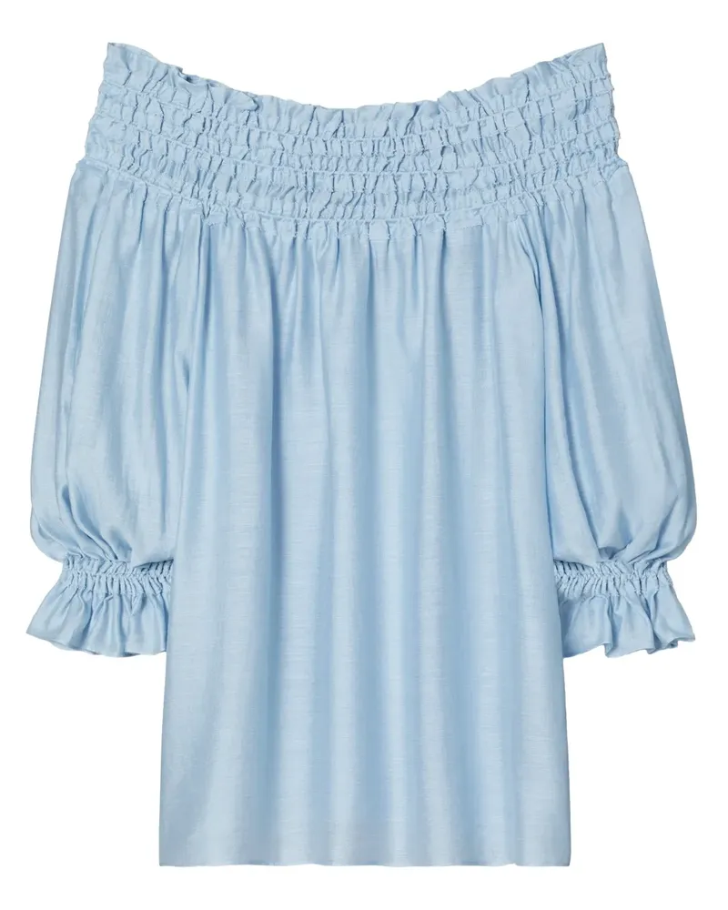 Tory Burch Gerüschte Tunika - Blau Blau