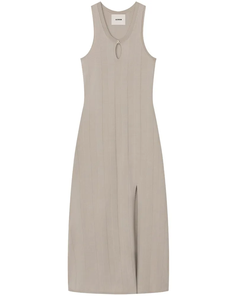 AERON Midikleid mit seitlichem Schlitz - Nude Nude