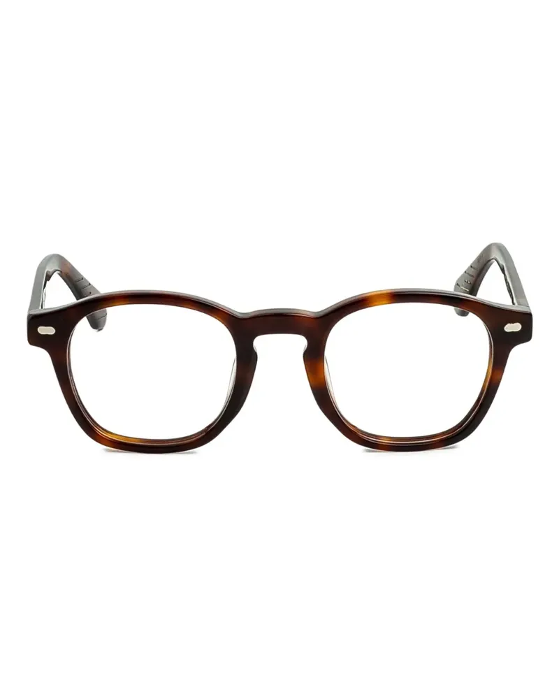 EPOS Yeti Sonnenbrille mit rundem Gestell - Braun Braun