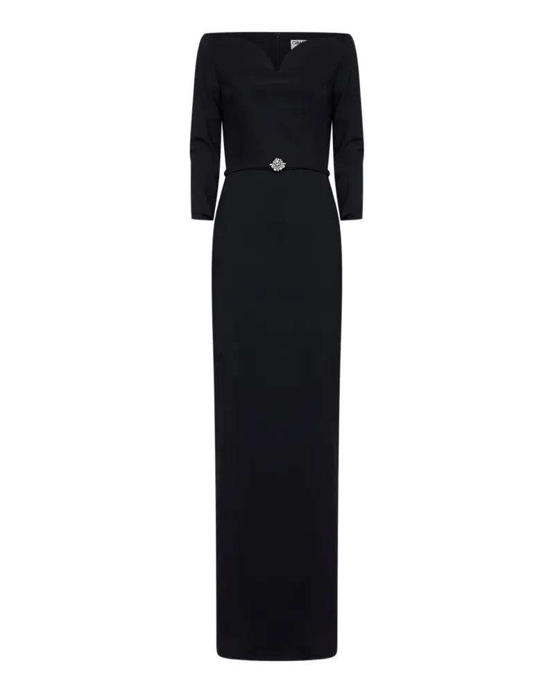 Chiara Boni off-shoulder maxi dress - Schwarz Schwarz