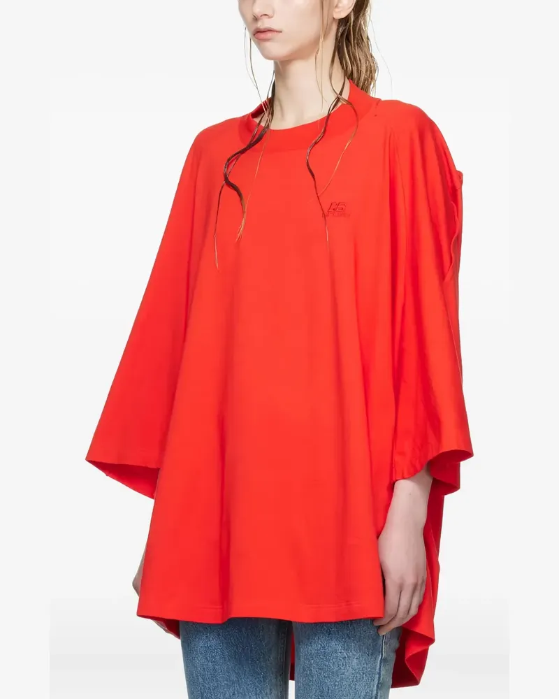 Jean Paul Gaultier T-Shirt mit Logo-Stickerei - Rot Rot