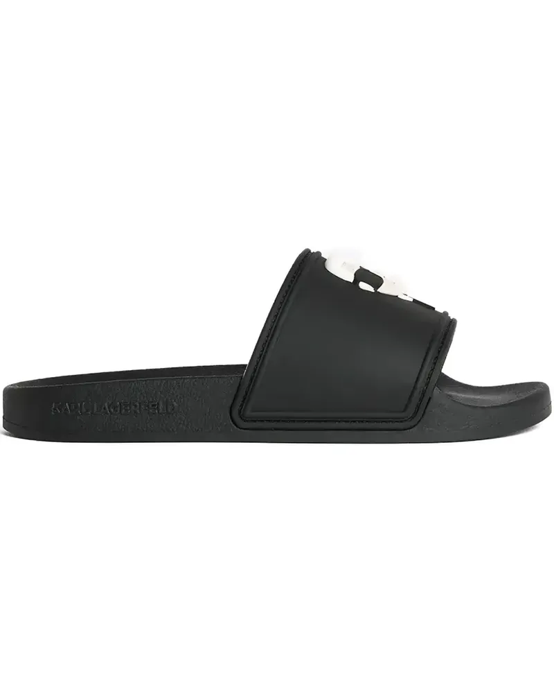Karl Lagerfeld Ikon Kondo Pantoletten - Schwarz Schwarz