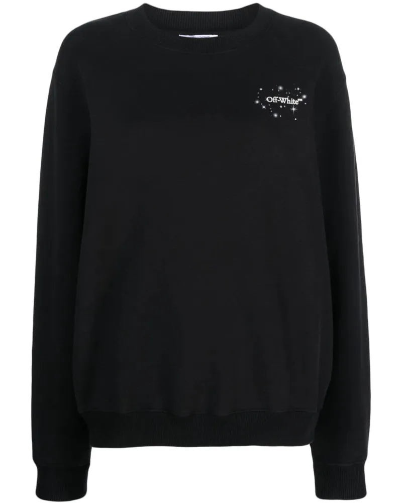OFF-WHITE Bling Stars Arrow Sweatshirt - Schwarz Schwarz