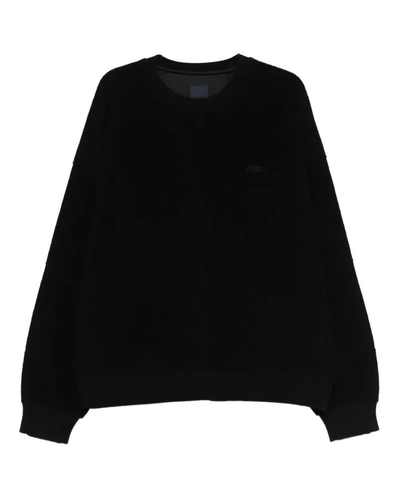 JUUN.J logo-embroidered sweatshirt - Schwarz Schwarz