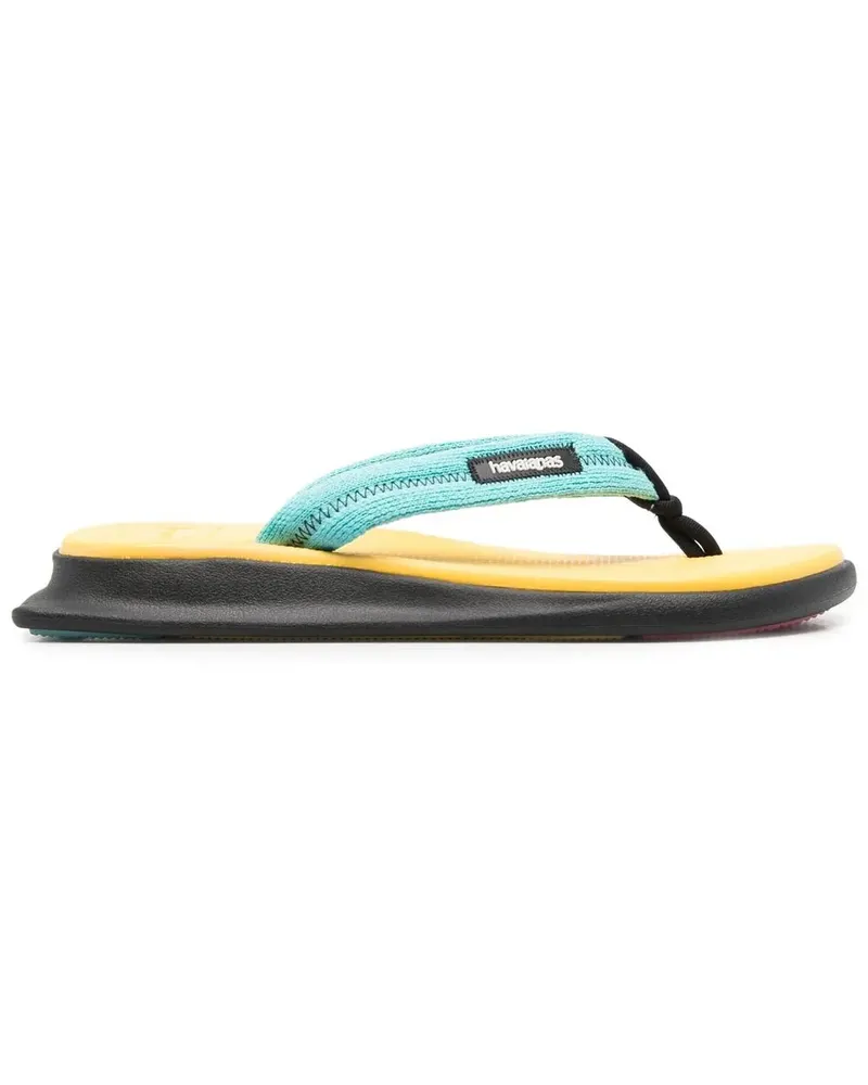 Havaianas Tradi Zori Flip-Flops mit Wedge-Absatz - Blau Blau