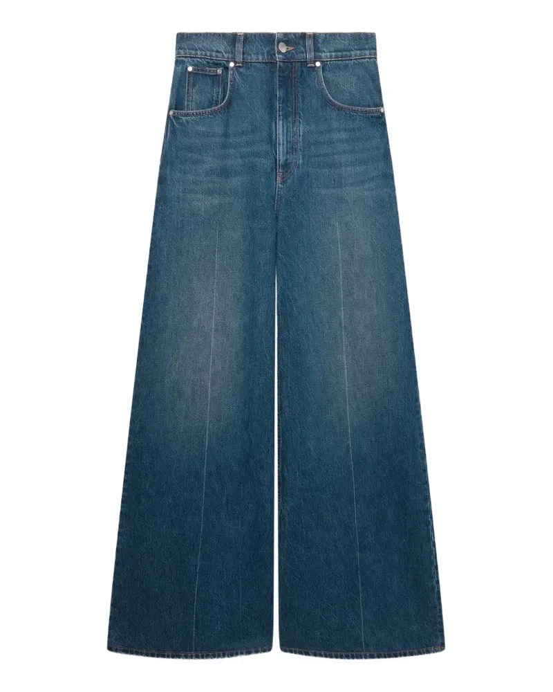 Stella McCartney Jeans mit Logo-Patch - Blau Blau