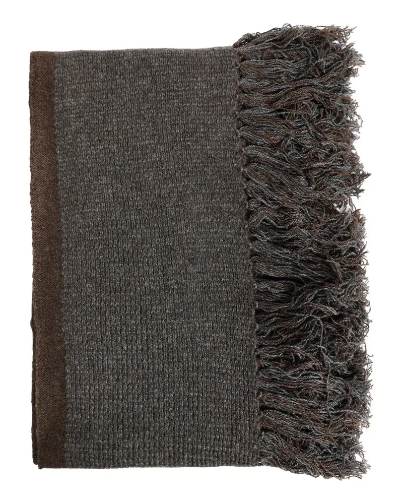 Ziggy Chen crochet fringed scarf - Braun Braun