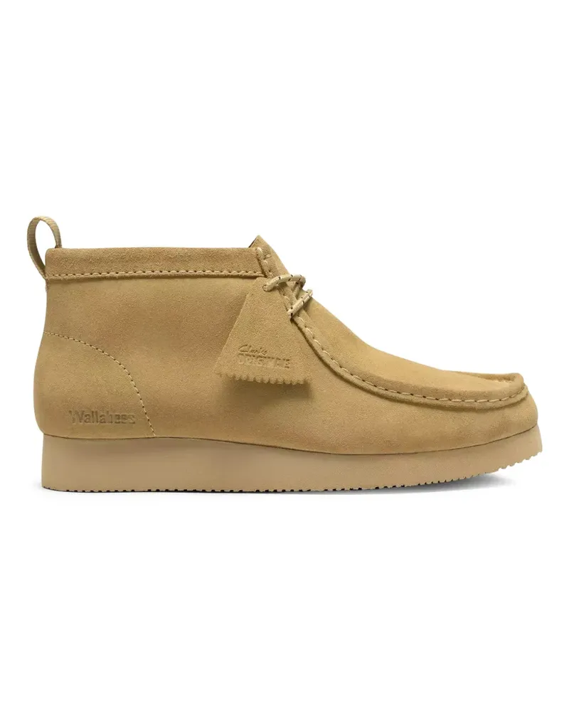 Clarks Wallabee Wildlederstiefel - Nude Nude