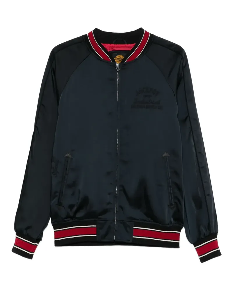Superdry. Bomberjacke mit gerippten Details - Schwarz Schwarz