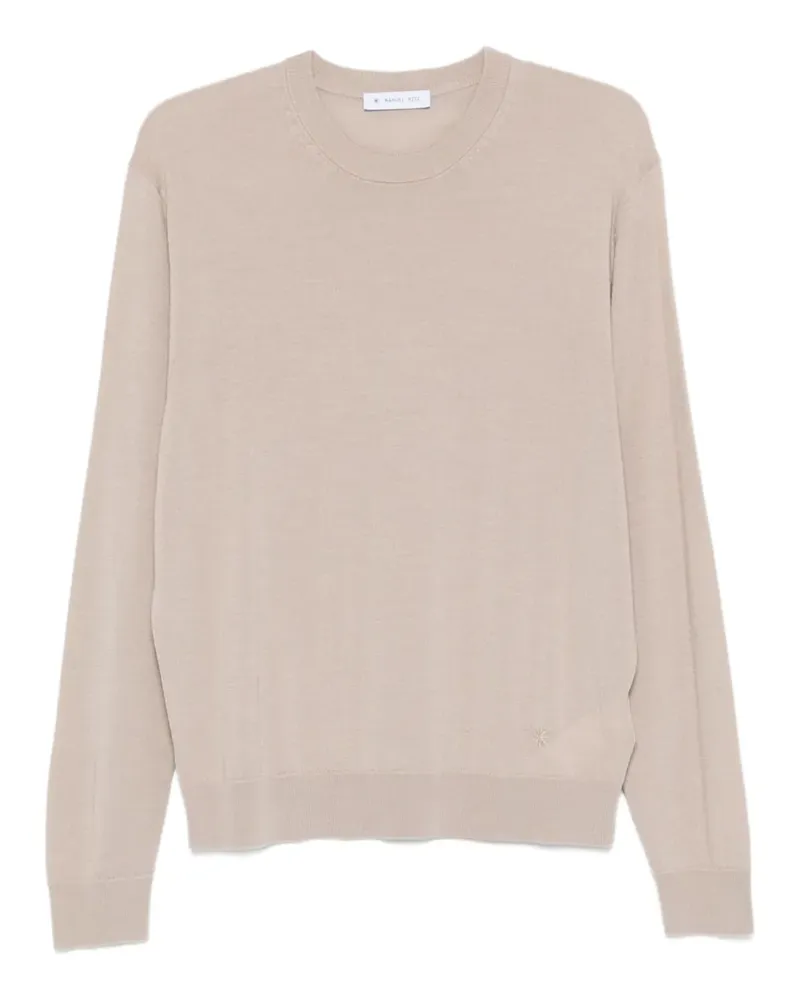 Manuel Ritz Pullover mit rundem Ausschnitt - Nude Nude