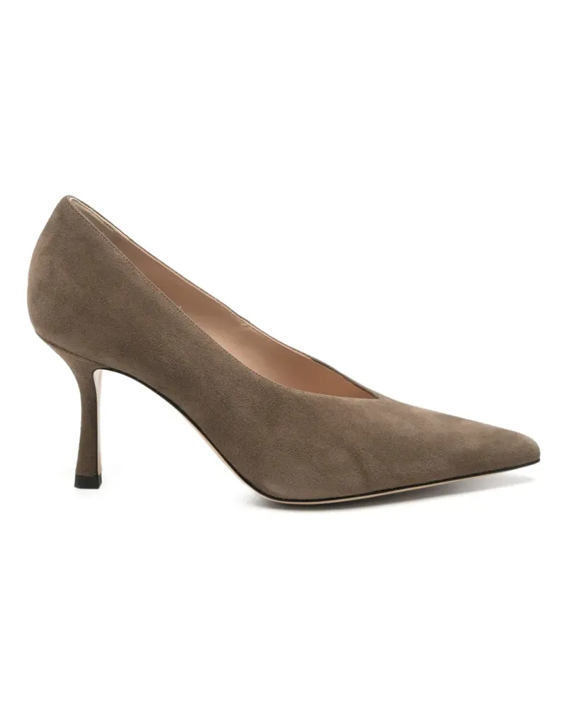 Casadei Spitze Pumps aus Wildleder - Braun Braun