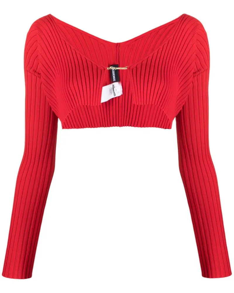 Jacquemus La Maille Pralù Cardigan - Rot Rot