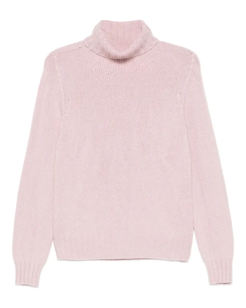 ARAGONA Rollkragenpullover aus Kaschmir - Rosa Rosa