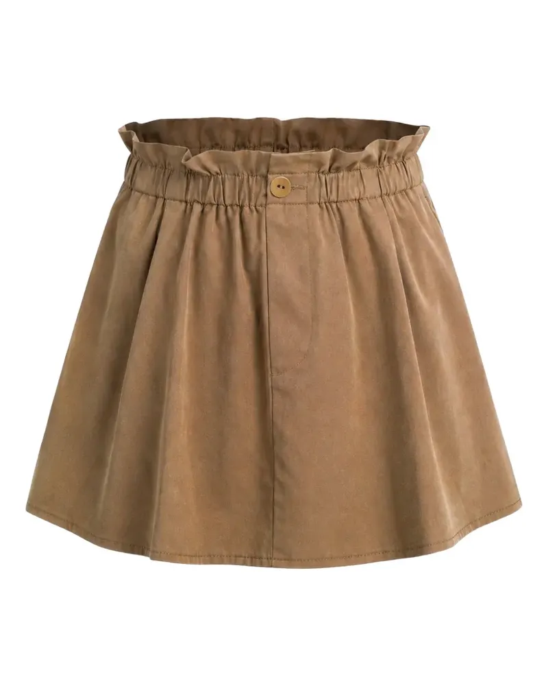 Vince Rock mit Paperbag-Taille - Braun Braun