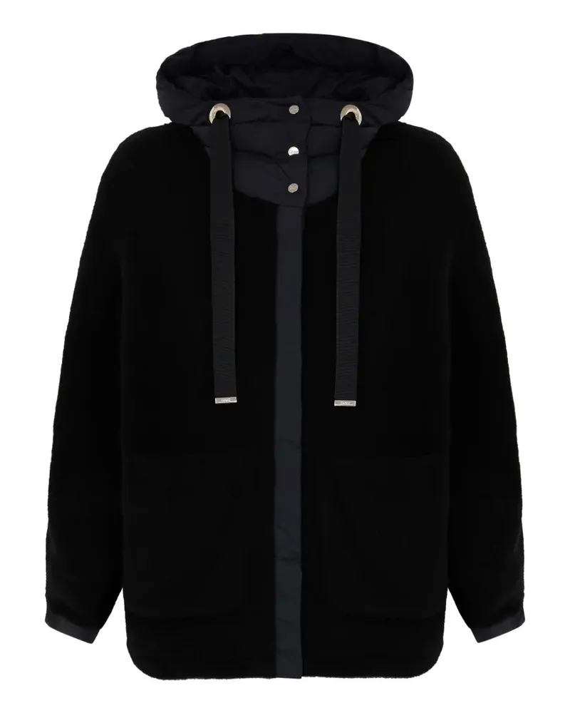 Herno Bomberjacke mit Kapuze - Schwarz Schwarz