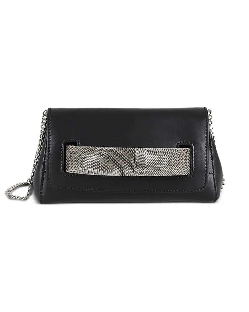 Orciani Gossip Clutch - Schwarz Schwarz