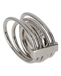 PANCONESI Solar Crystal Ring Silber