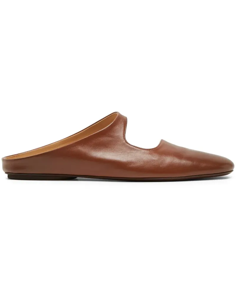 Marsèll Slipper aus Leder - Braun Braun