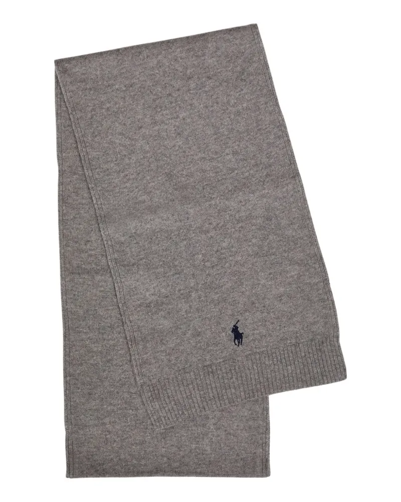 Ralph Lauren Schal mit Logo-Detail - Grau Grau