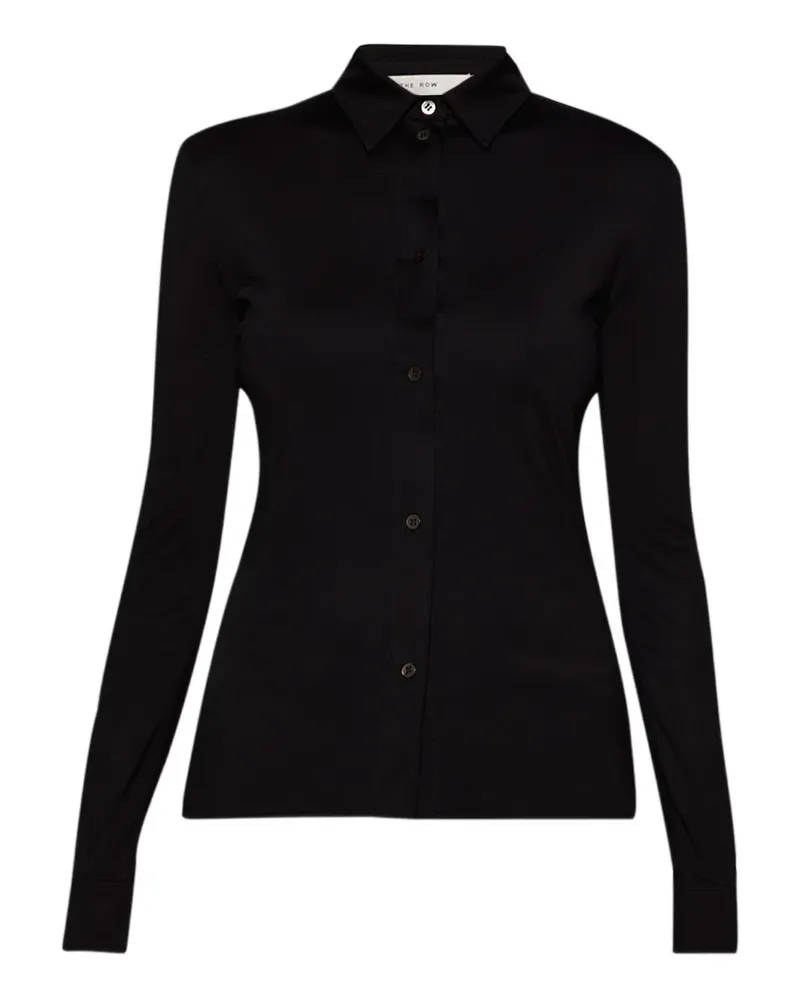 The Row Imano Hemd aus Jersey - Schwarz Schwarz