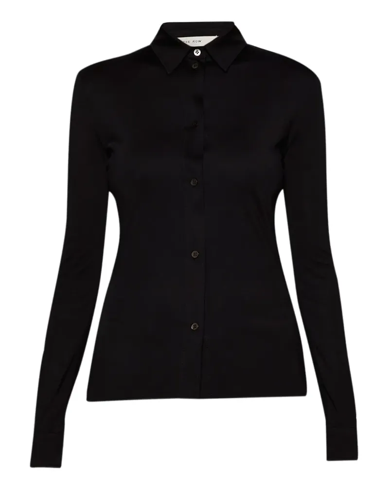 The Row Imano Hemd aus Jersey - Schwarz Schwarz