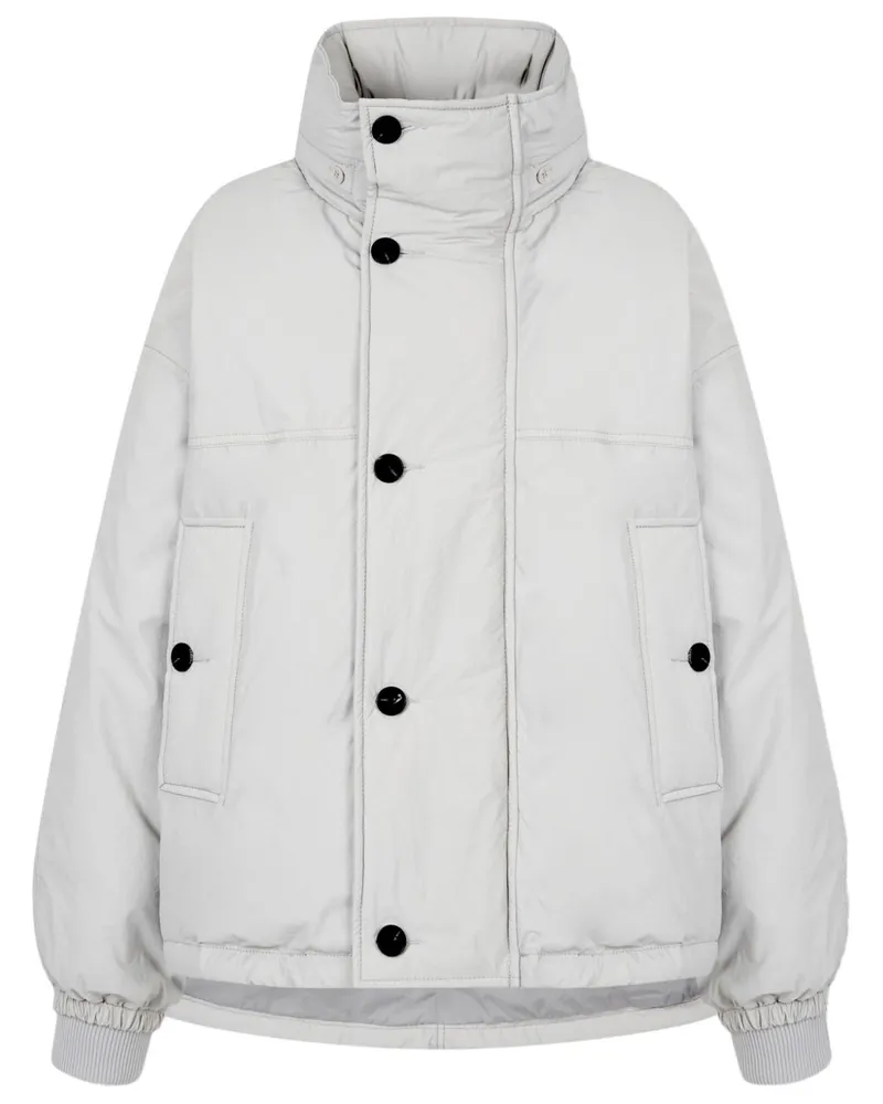 STUDIO TOMBOY Daunenjacke mit abnehmbarer Kapuze - Grau Grau