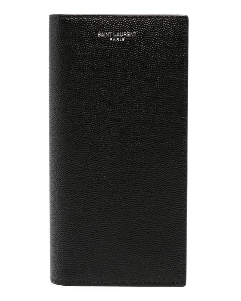 Saint Laurent Continental Portemonnaie - Schwarz Schwarz