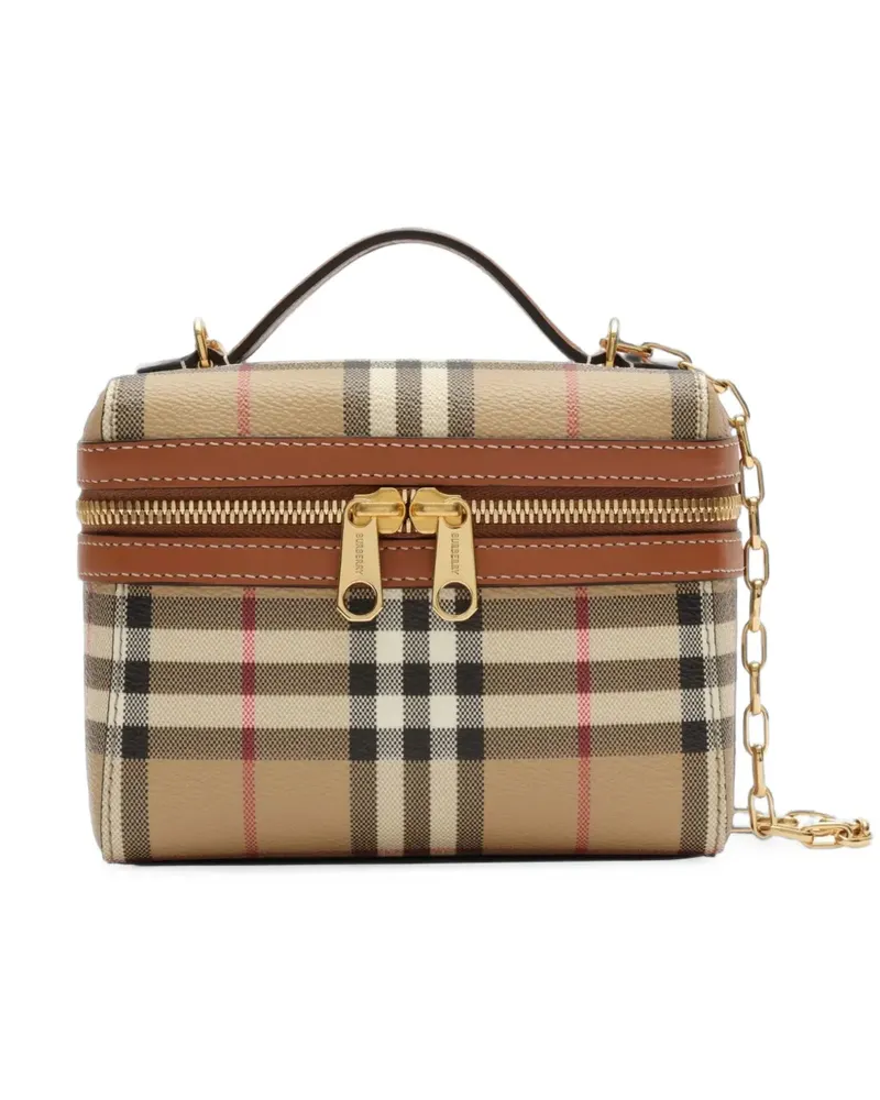 Burberry mini check vanity bag - Nude Nude