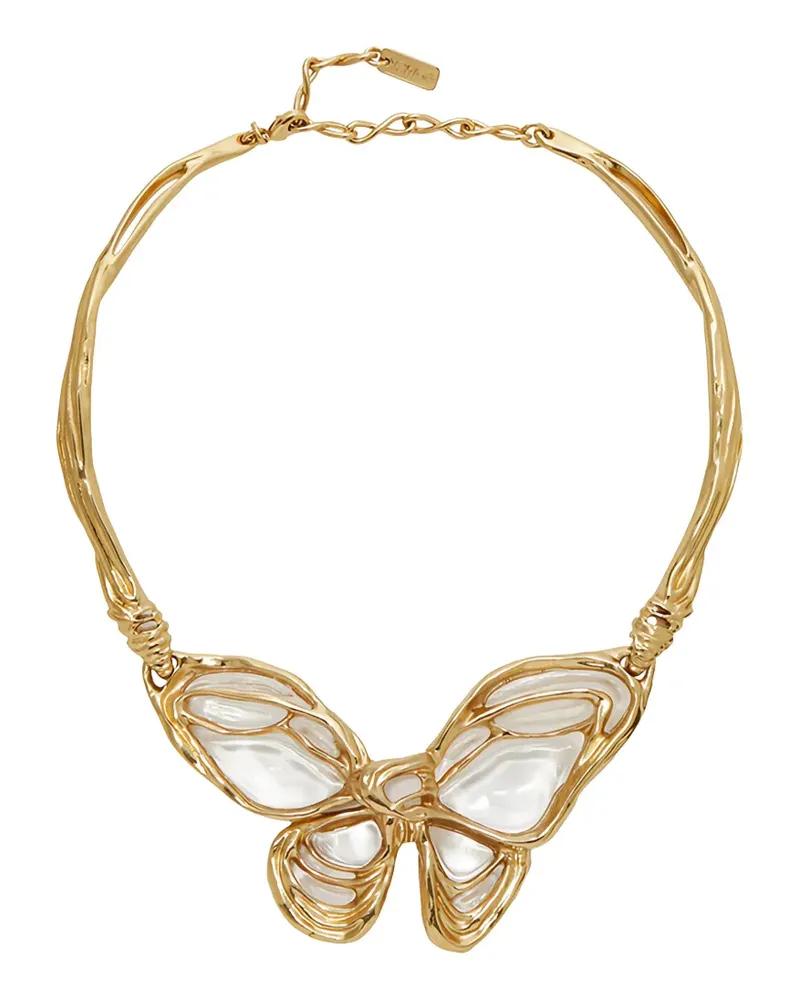 Chloé Candle butterfly-pendant necklace - Gold Gold
