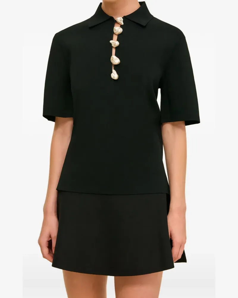 Cult Gaia Jaffa pearl top - Schwarz Schwarz