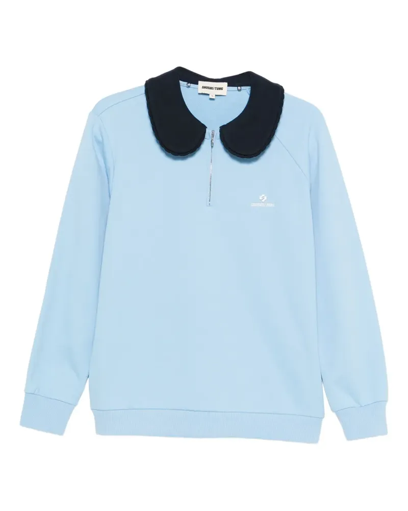SHUSHU/TONG Klassisches Sweatshirt - Blau Blau