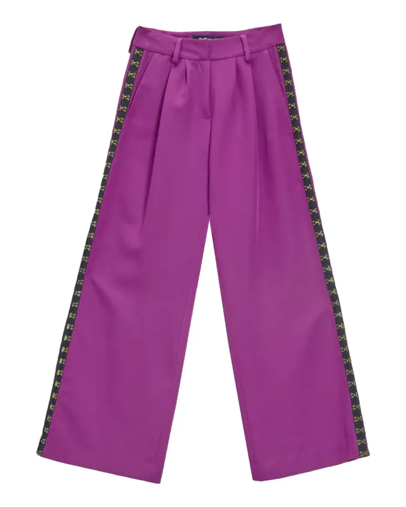 Just Cavalli Hose mit weitem Bein - Violett Violett